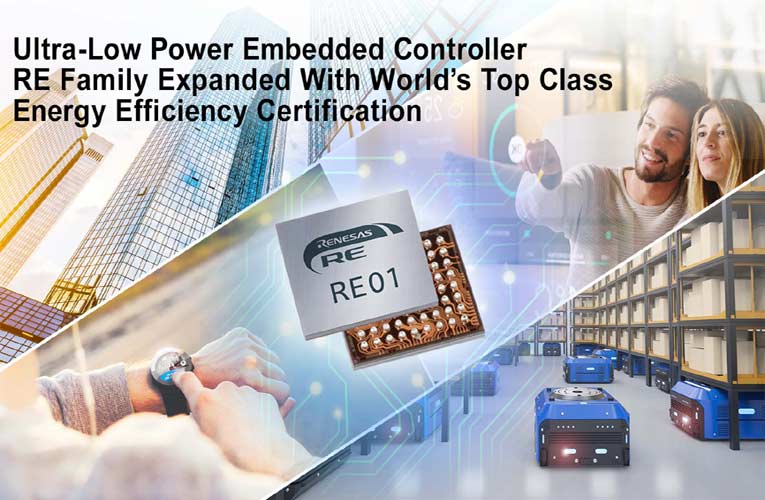  Renesas' RE01 Family Embedded Controllers