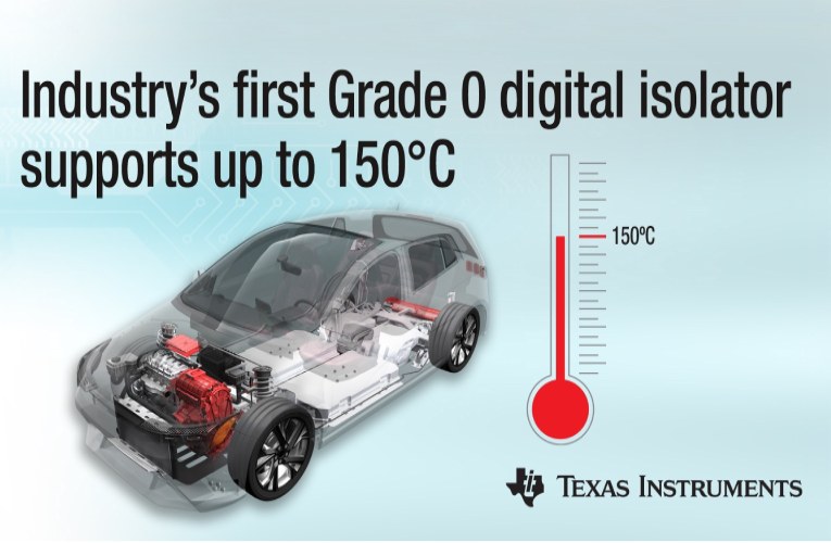 ISO7741E-Q1 Grade-0 Digital Isolator IC