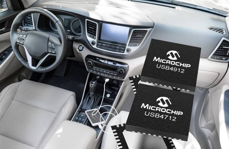 Single-Port USB Smart Hub ICs Optimize System Costs for Automotive Manufacturers