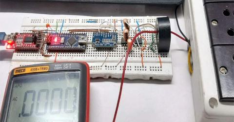 AC Current Measurement using Current Transformer and Arduino