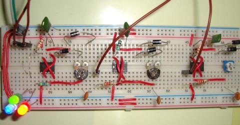 RGB LED Bulb using 555 Timer ICs