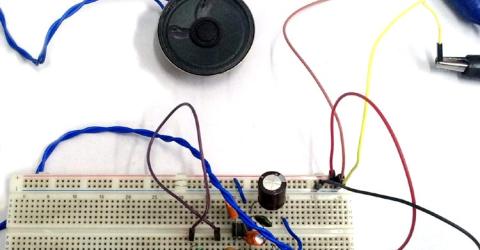 Simple Microphone to Speaker Circuit