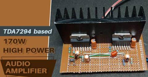 TDA7294 Based 170W High Power Audio Amplifier