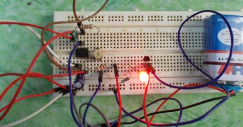 Transistor Tester using 555 Timer IC