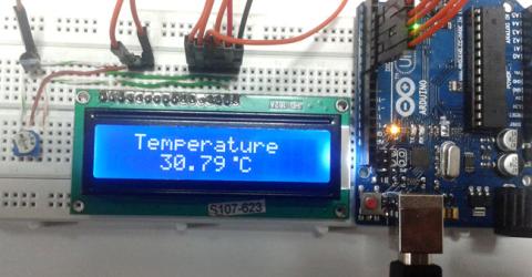 Digital Thermometer Project using Arduino and LM35 Temperature Sensor