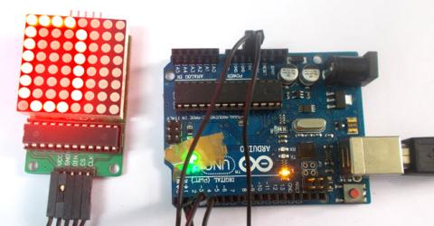 Arduino 8x8 LED Matrix Display