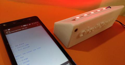 Smart Phone Controlled Arduino Mood Light with Alarm