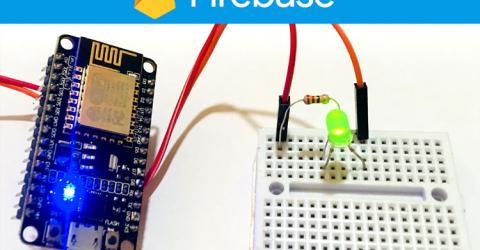 Controlling LED using Google Firebase Console using ESP8266