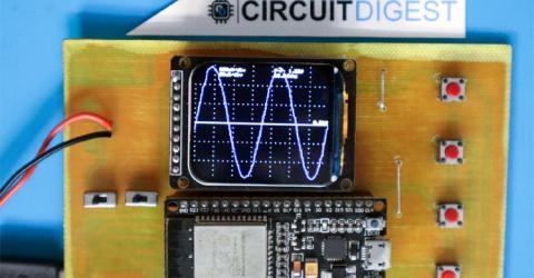 DIY ESP32 based Oscilloscope