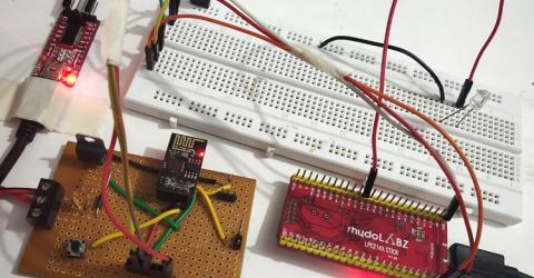 ESP8266 Interfacing with ARM7-LPC2148- Creating a Webserver to control an LED