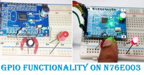 GPIO Functions on Nuvoton N76E003 