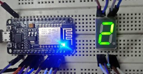 Interfacing ESP8266 with Seven Segment Display