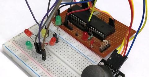 Interfacing Joystick with PIC Micro-controller