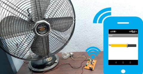 IoT Based AC Fan Speed Control using Smart Phone with NodeMCU and Google Firebase 