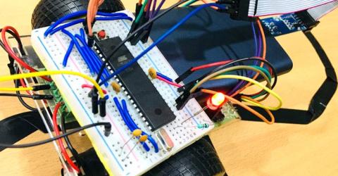 Line Follower Robot Using AVR Microcontroller ATmega16