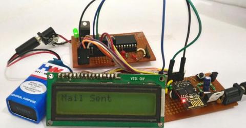 Sending Email using ESP8266 and PIC Microcontroller