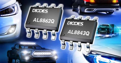 AL8843Q and AL8862Q Automotive Compliant Buck LED Drivers