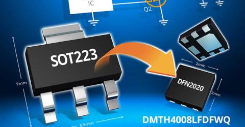 DMTH4008LFDFWQ and DMTH6016LFDFWQ Automotive-compliant MOSFETs