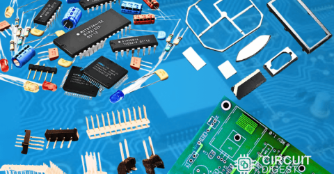 Printed Circuit Board, Active Components and Metallic Parts