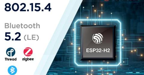 Espressif ESP32-H2 SoC with IEEE 802.15.4 Radio and Bluetooth 5.2 Connectivity