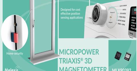 MLX90392 3D Magnetometer from Melexis 