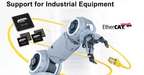 RX72M Microcontrollers with EtherCAT Support for Industrial Applications