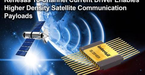 Radiation-Hardened 16-Channel Current Driver with Integrated Decoder for Satellite Applications