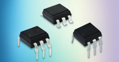 Optocouplers in DIP-6 and SMD-6 Packages Offer 800 V Off-State Voltage for High Robustness and Noise Isolation