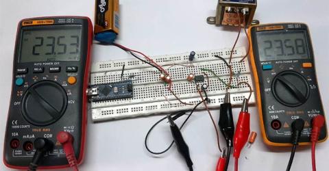 True RMS to DC Converter using IC AD736