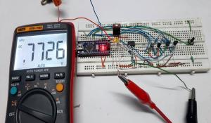 Programmable Gain Amplifier using MOSFET and Transistor 