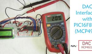 DAC MCP4921 Interfacing with PIC Microcontroller PIC16F877A