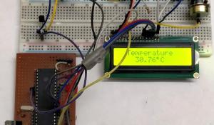 Digital Thermometer using LM35 and PIC microcontroller