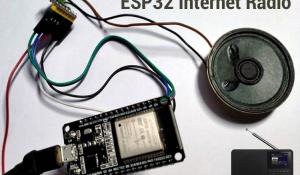 ESP32 Based Internet Radio using MAX98357A I2S Amplifier Board 