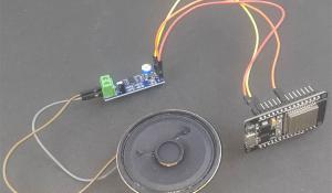 ESP32 Audio Player using LM386 IC