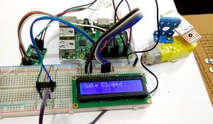 Raspberry Pi Weight Sensing Automatic Gate using Load Cell and HX711