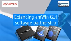 emWin embedded GUI Software Partnership Extended