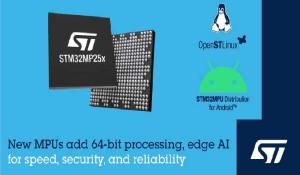  STMicro MPUs- STM32MP2 series